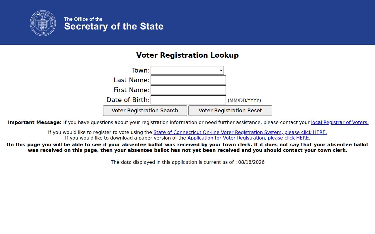 Milford residents directory Connecticut voter lookup