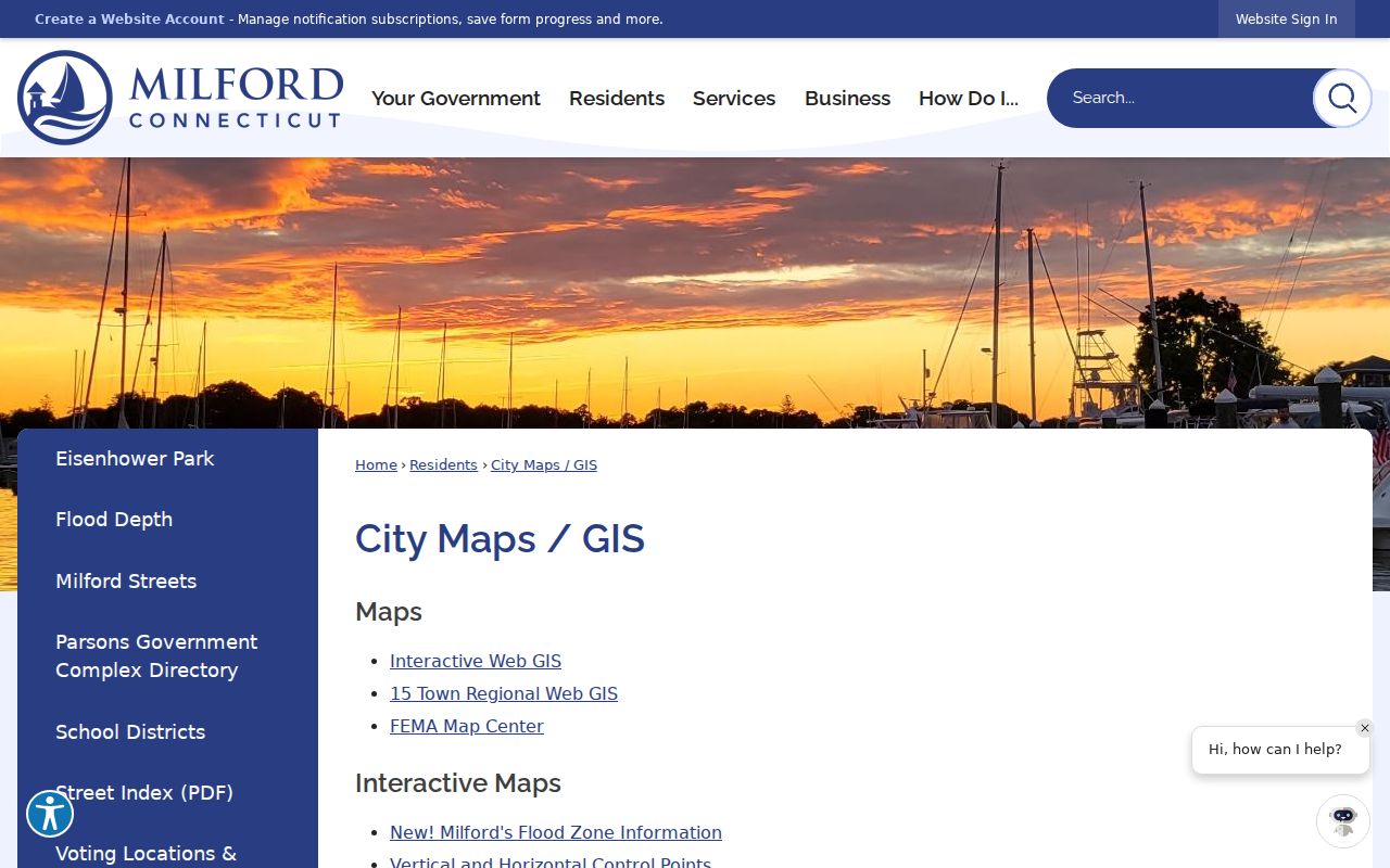 Milford ZIP code directory city maps and GIS
